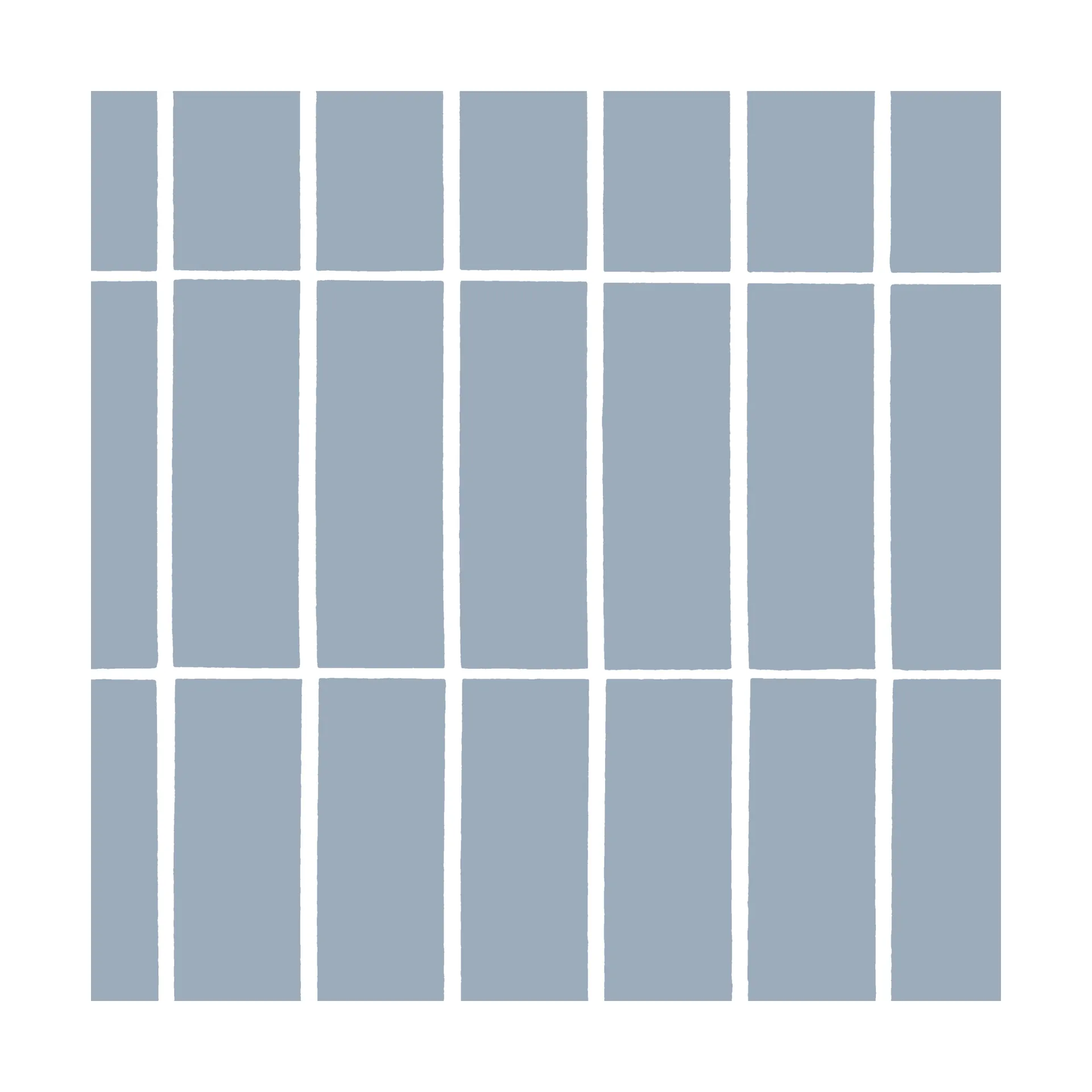 Set de 20 serviettes Tiiliskivi 33x33 cm, Blue Marimekko