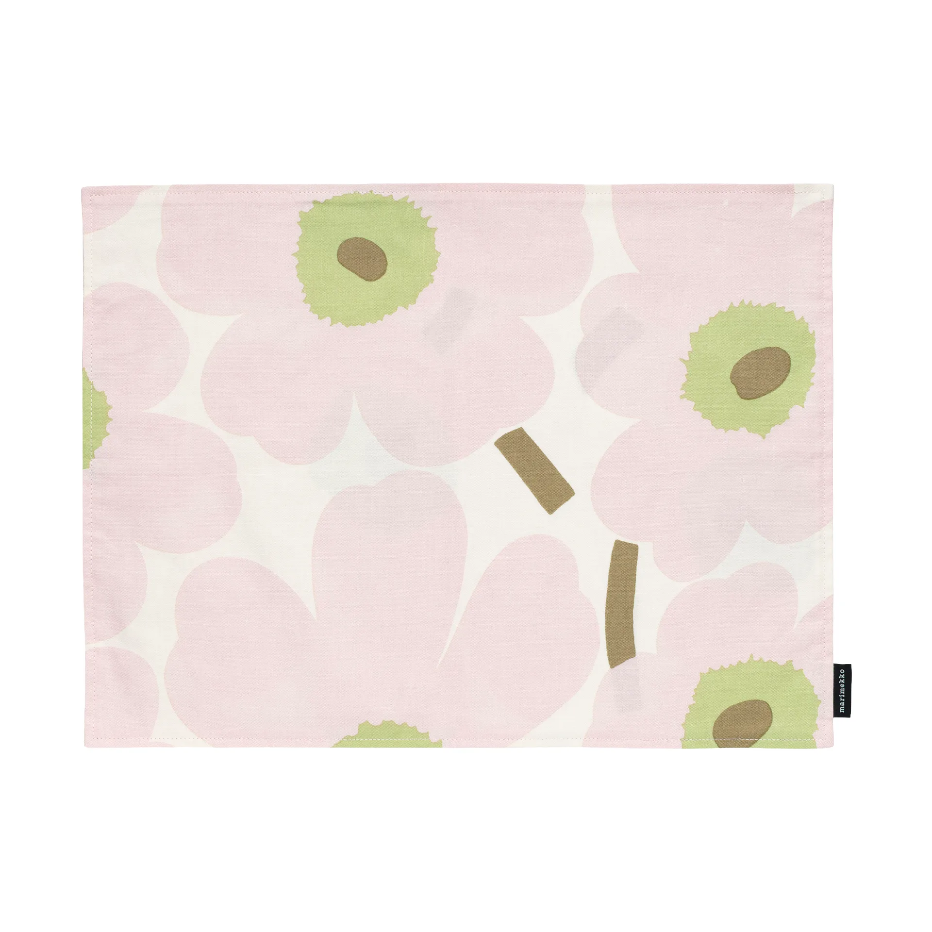 Set de dessous de plat Pieni Unikko en acrylique, Off white-pink-pear-sand Marimekko
