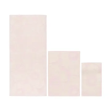 Set de serviettes Unikko 3 pièces - White-light pink - Marimekko