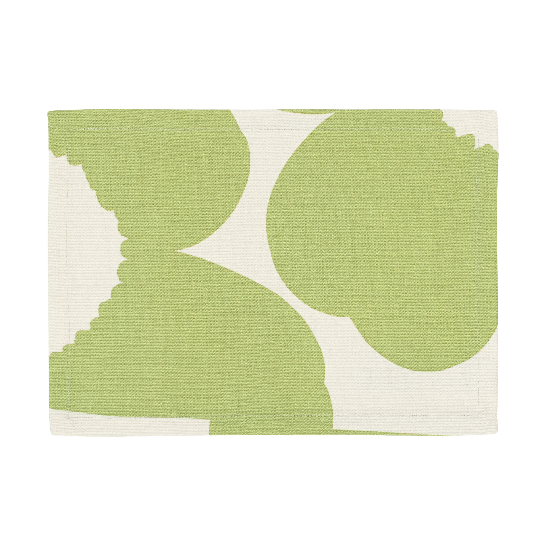 Set de table en tissu Iso Unikko, Off white-pear Marimekko
