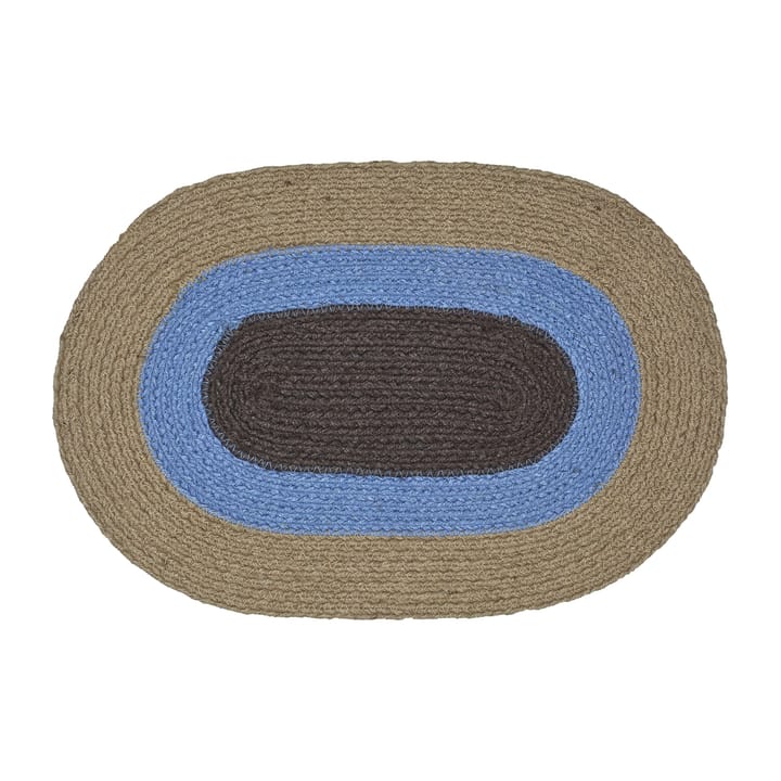 Set de table Melooni ovale jute - Marron-bleu - Marimekko