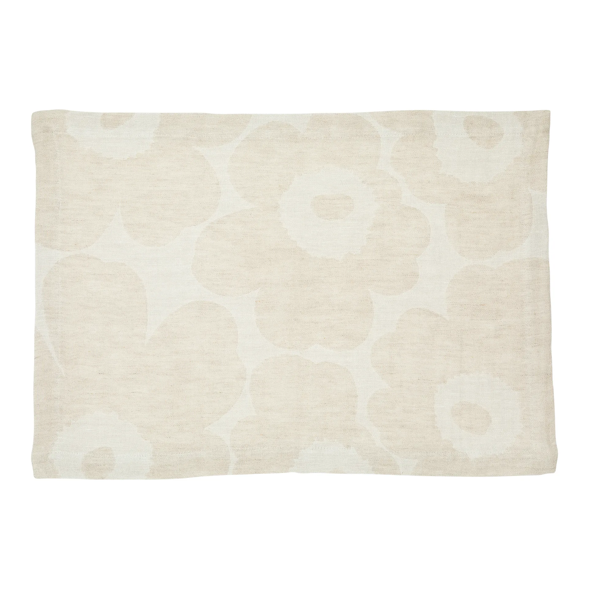 Set de table Pieni Unikko linne, Beige-Blanc-noir Marimekko