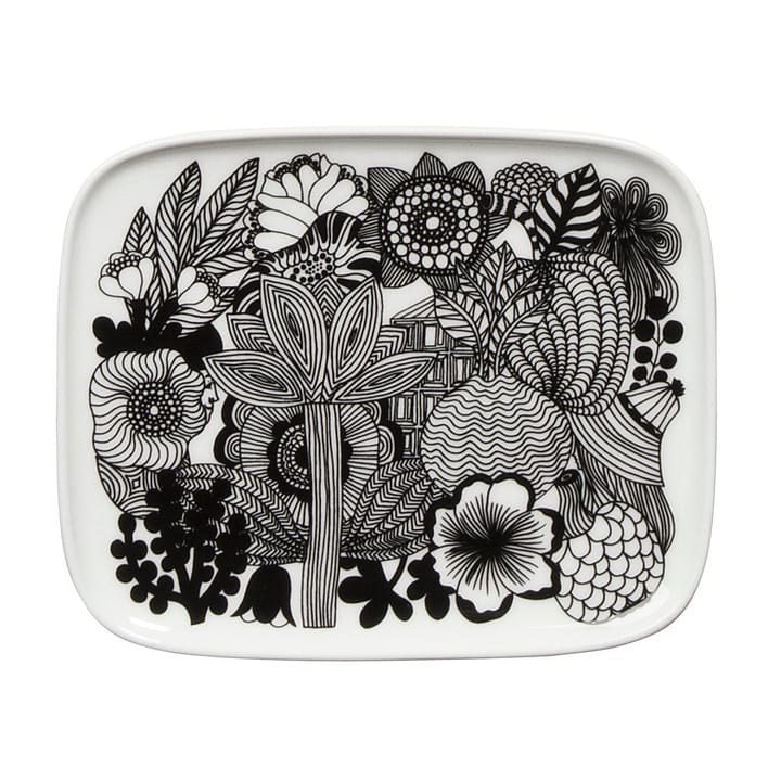 Soucoupe Siirtolapuuthara 15x12 cm - noir-blanc - Marimekko