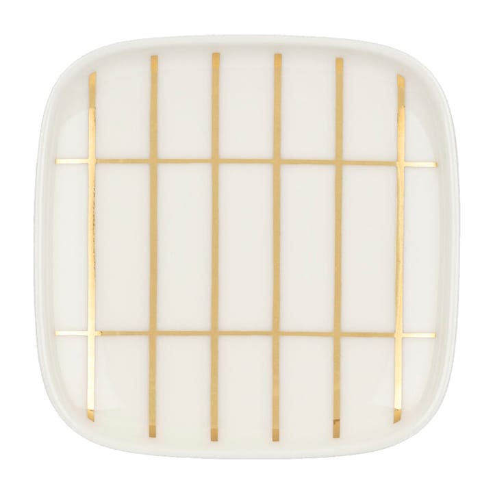 Soucoupe Tiiliskivi 10x10 cm - Blanc-beige - Marimekko