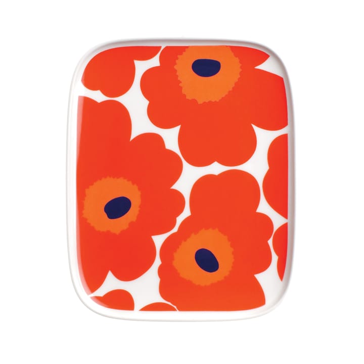 Soucoupe Unikko 15x12 cm - rouge-blanc - Marimekko