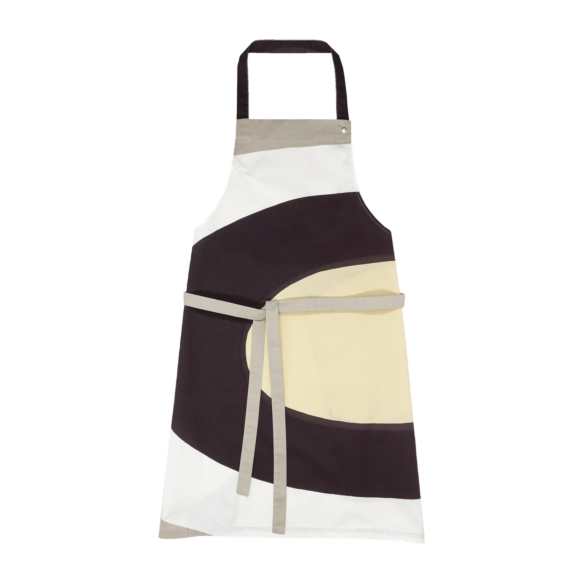 Tablier Melooni, gris-blanc-beige Marimekko
