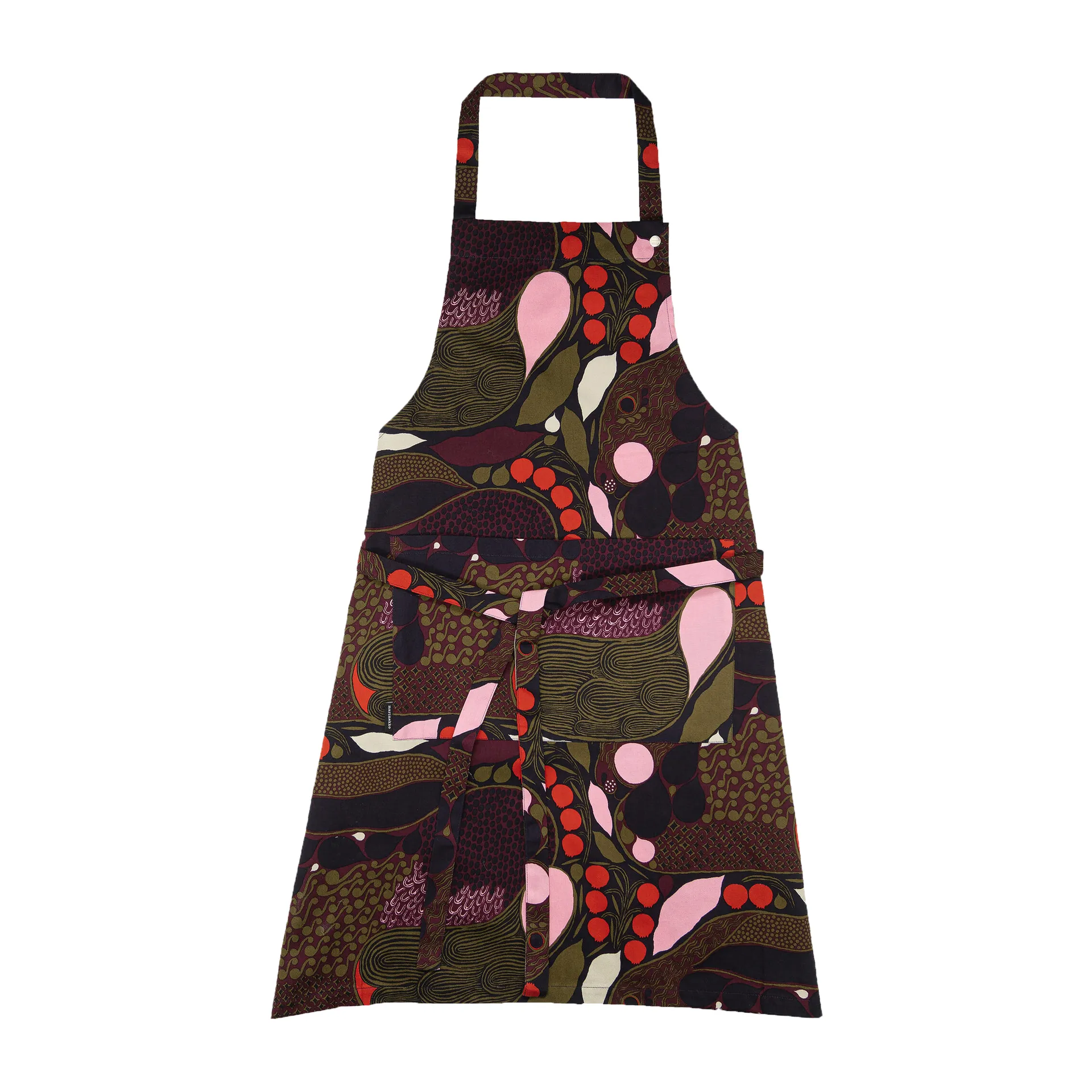 Tablier Pieni Rusakko, Rose-marron Marimekko