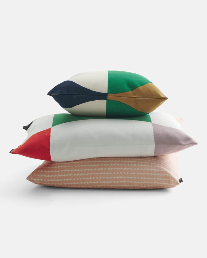Taie Almena 40x60 cm, White-green-grey Marimekko
