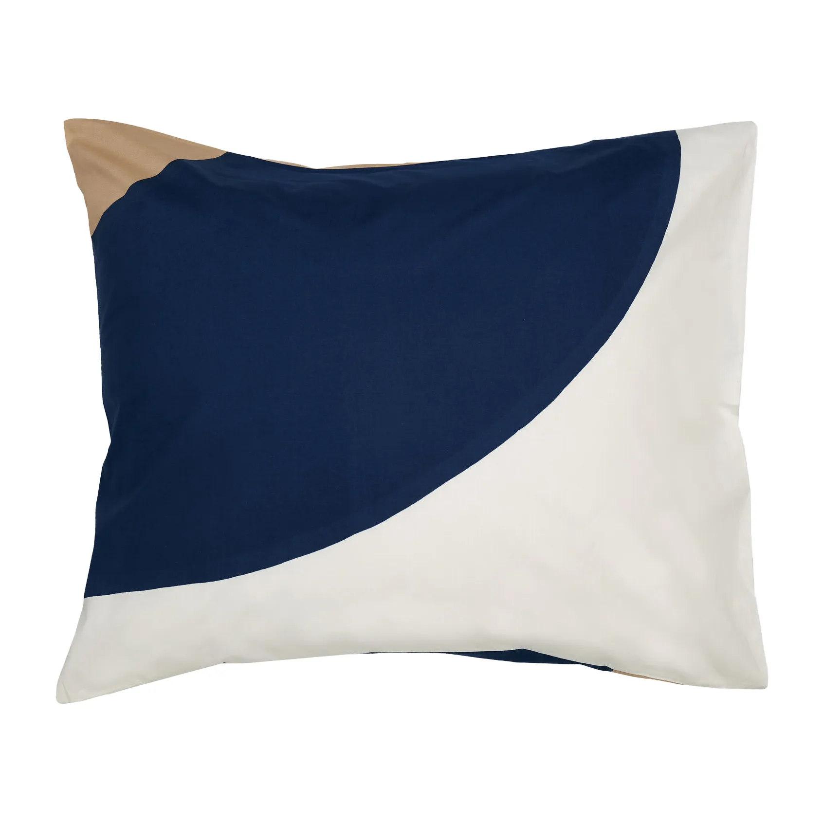 Taie d'oreiller Seireeni 50x60 cm, Beige-bleu foncé-blanc cassé Marimekko