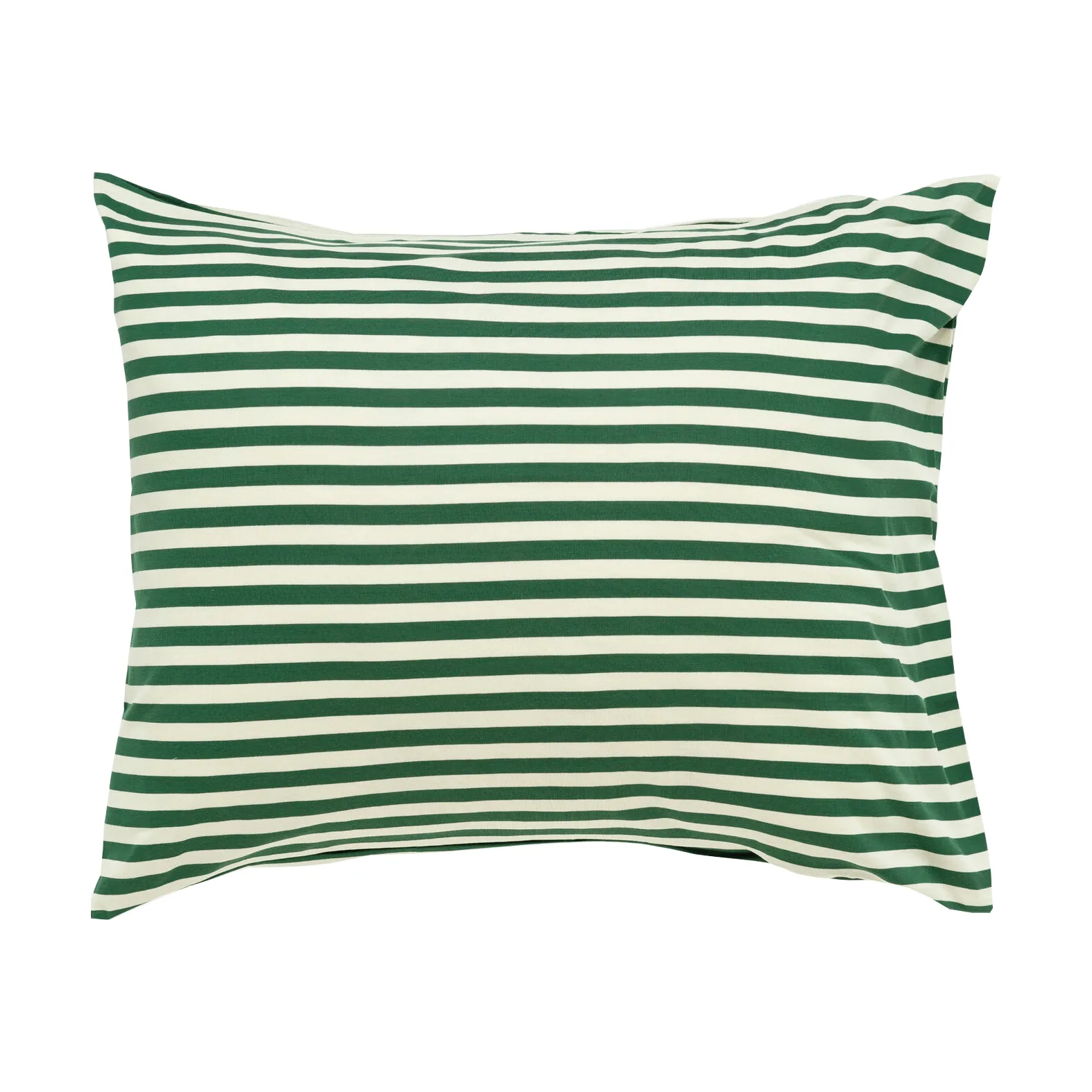 Taie d'oreiller Tasaraita 50x60 cm, Off white-dark green Marimekko