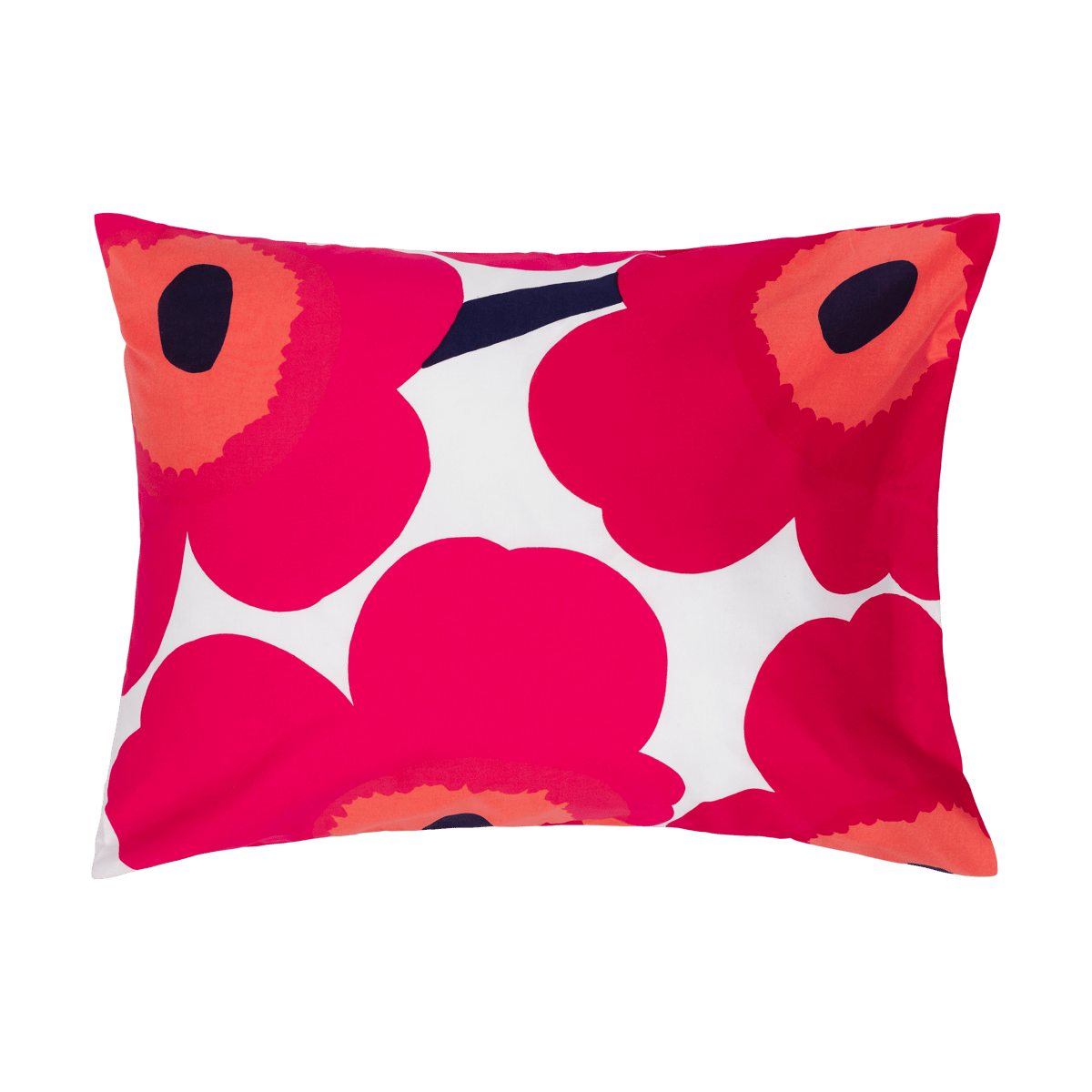 Marimekko Taie d'oreiller Unikko 50x60 cm Rouge | Design Scandinave | Taies d'oreiller | Rouge