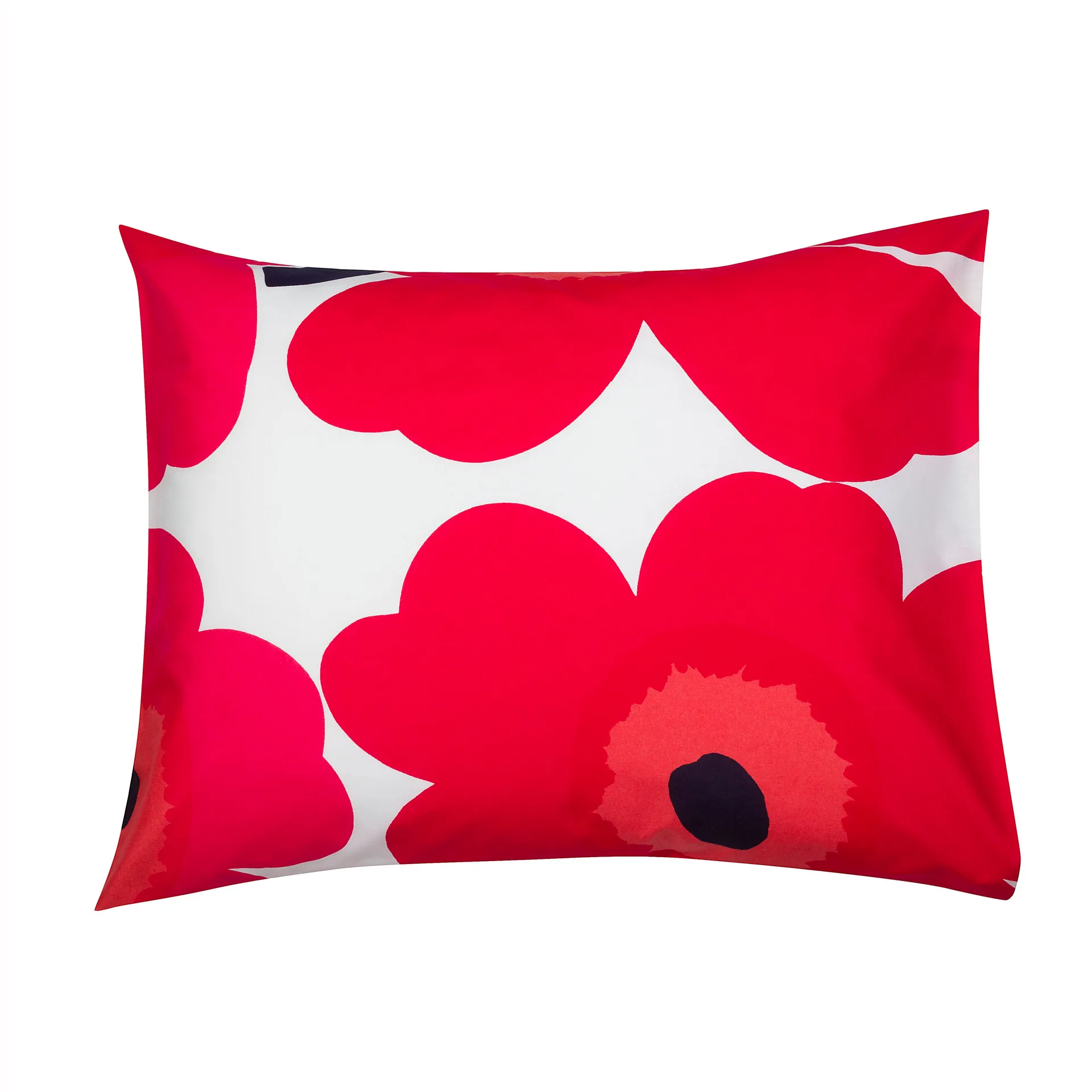 Taie d'oreiller Unikko 50x60 cm, rouge Marimekko