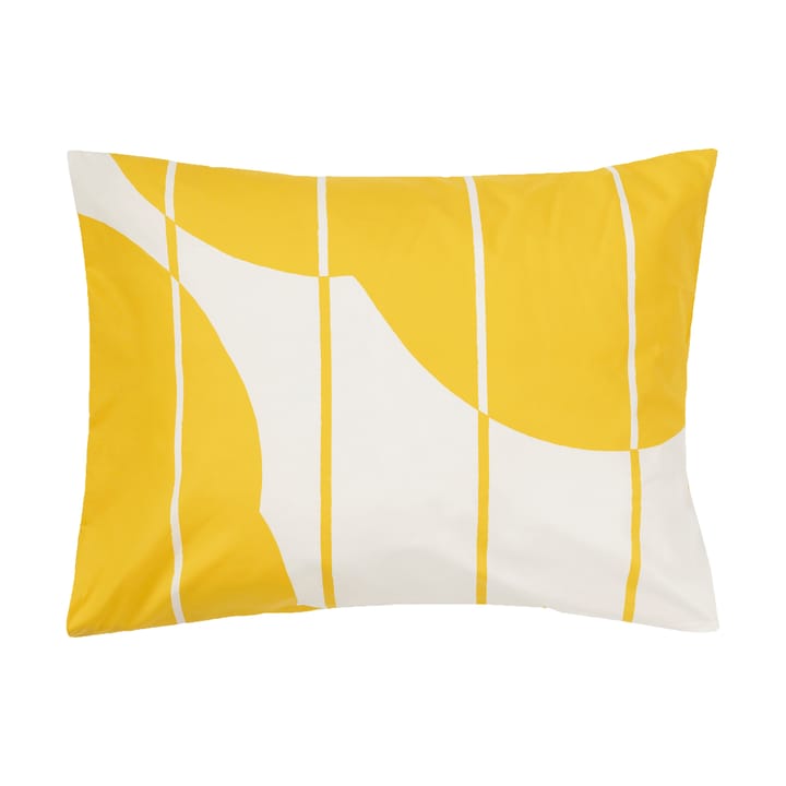 Taie d'oreiller Vesi Unikko 50x60 cm - Spring yellow-ecru - Marimekko