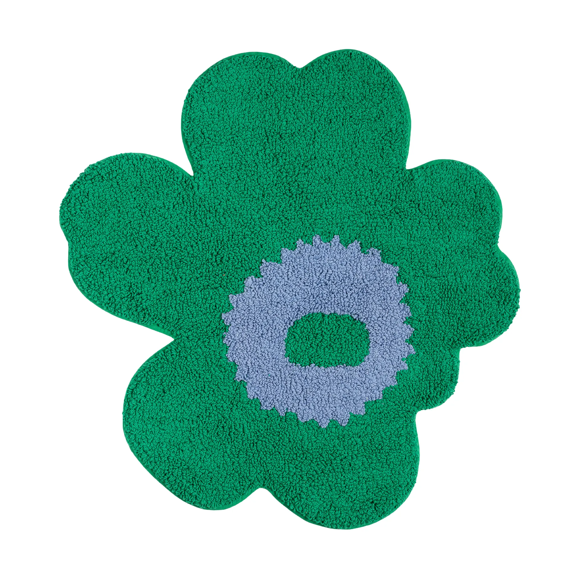 Tapis de bain Unikko 73x74 cm, Green-light blue Marimekko