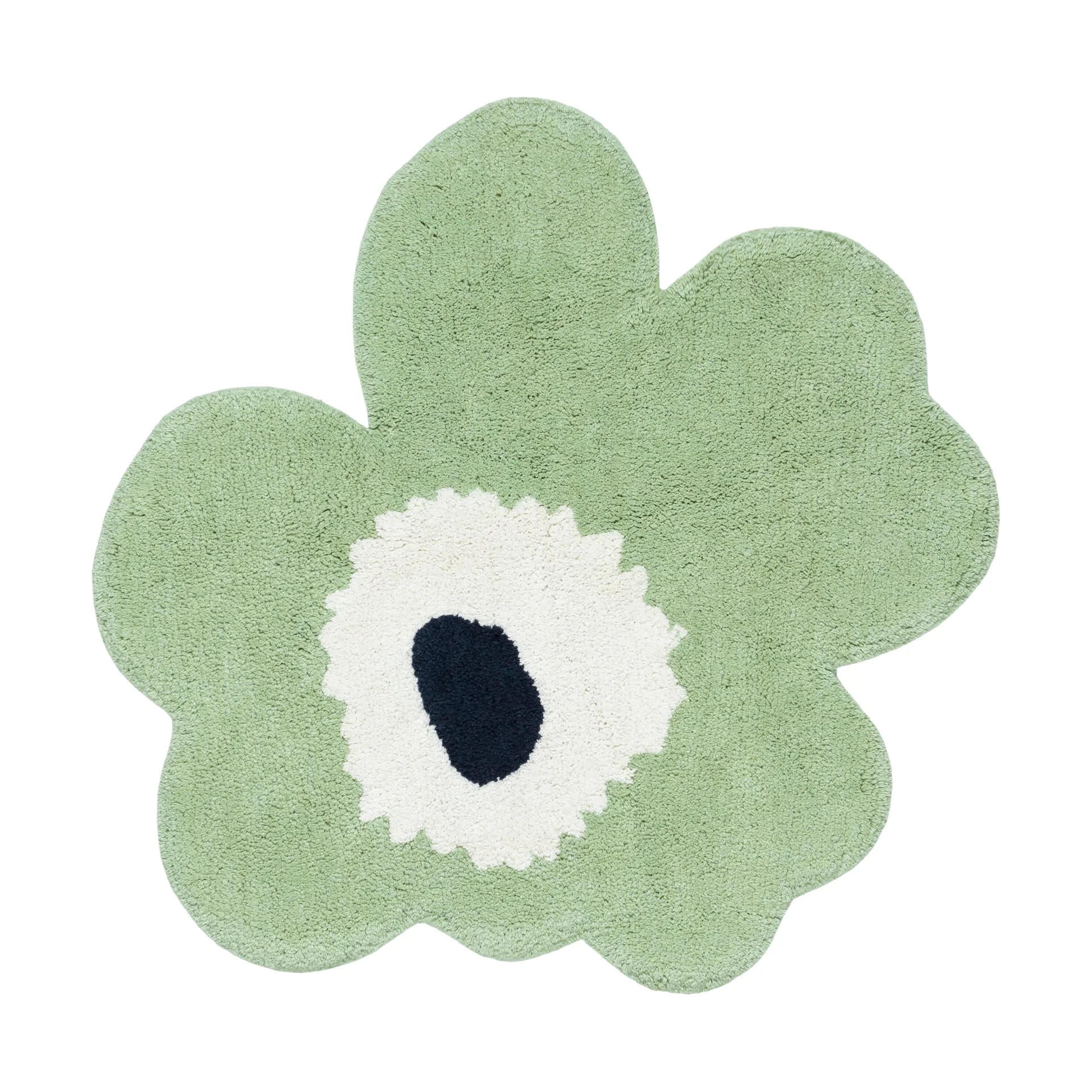 Tapis de bain Unikko 73x74 cm, Sage-off white Marimekko