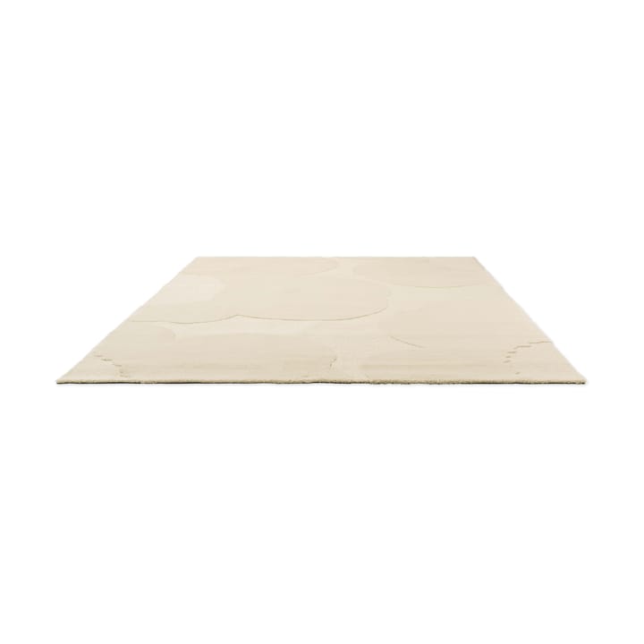 Tapis en laine Iso Unikko, Natural White, 200x300 cm Marimekko