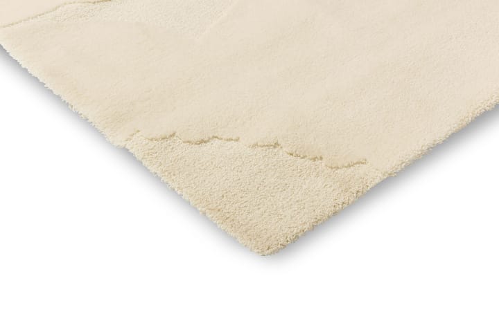 Tapis en laine Iso Unikko, Natural White, 200x300 cm Marimekko