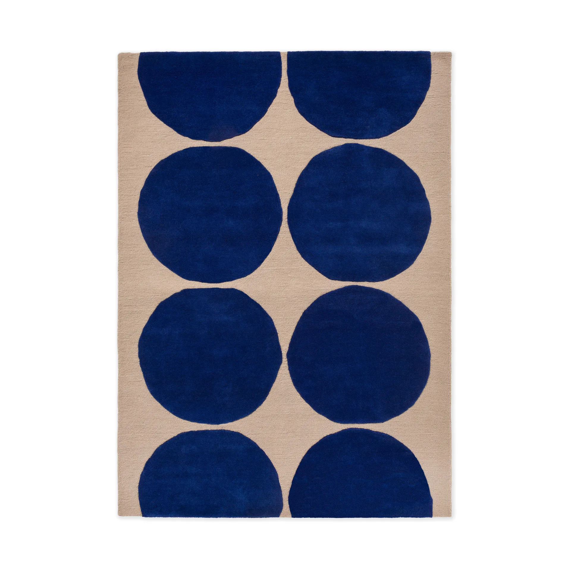 Tapis en laine Isot Kivet, Blue, 250x350 cm Marimekko