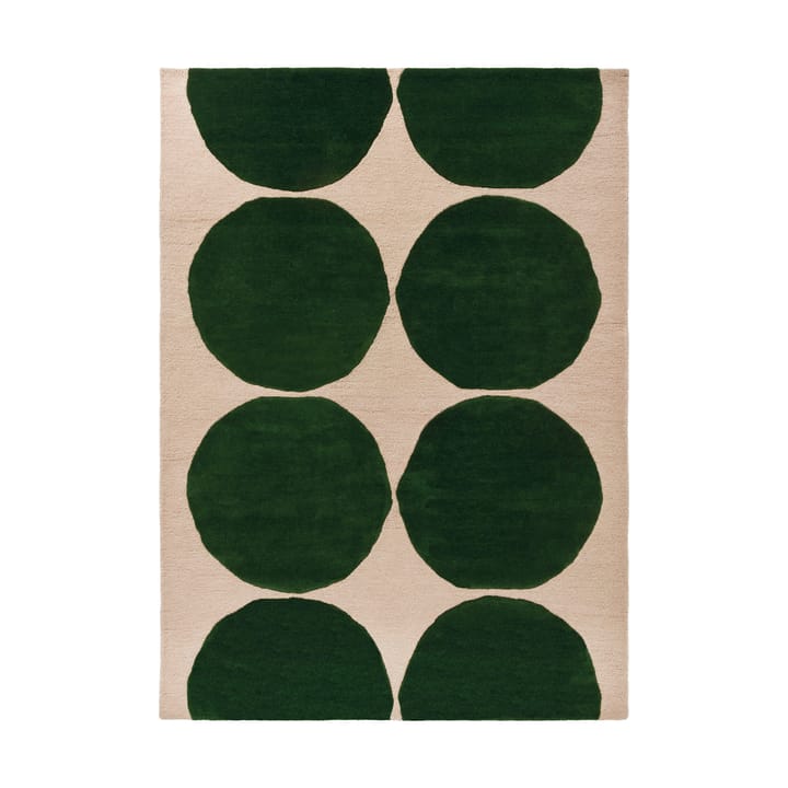 Tapis en laine Isot Kivet - Green, 140x200 cm - Marimekko