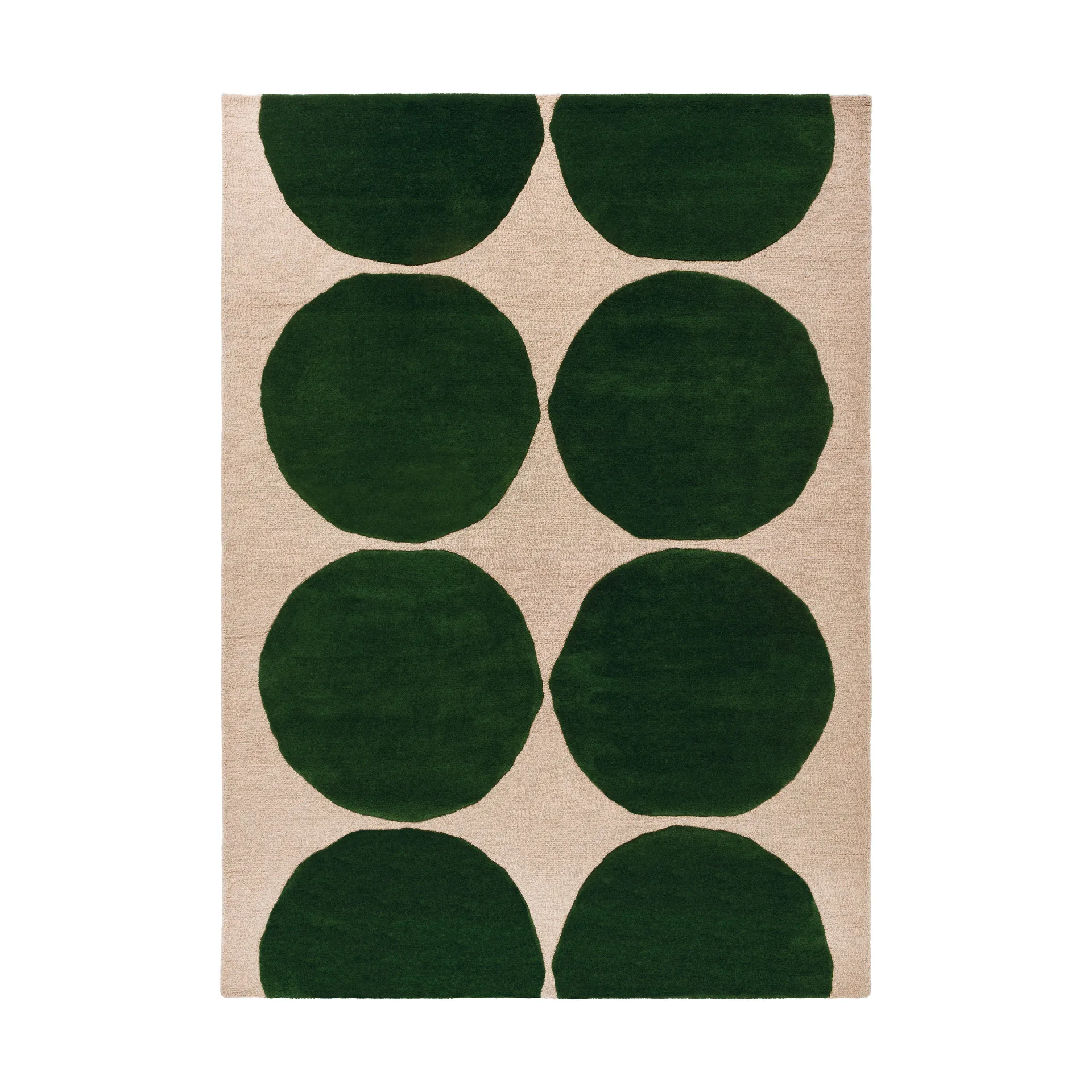Tapis en laine Isot Kivet, Green, 170x240 cm Marimekko