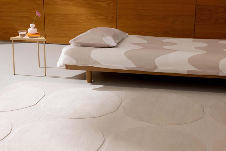 Tapis en laine Isot Kivet, Natural White, 200x280 cm Marimekko