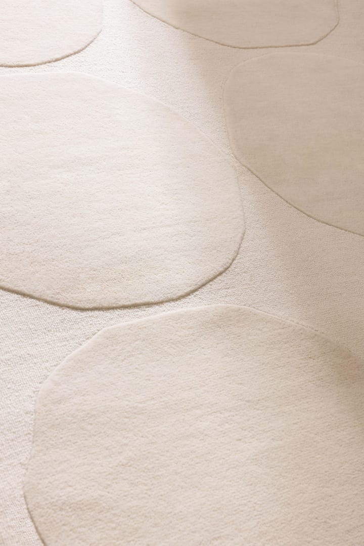 Tapis en laine Isot Kivet - Natural White, 200x280 cm - Marimekko