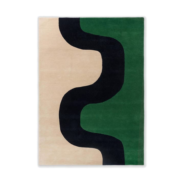 Tapis en laine Seireeni - Green, 250x350 cm - Marimekko