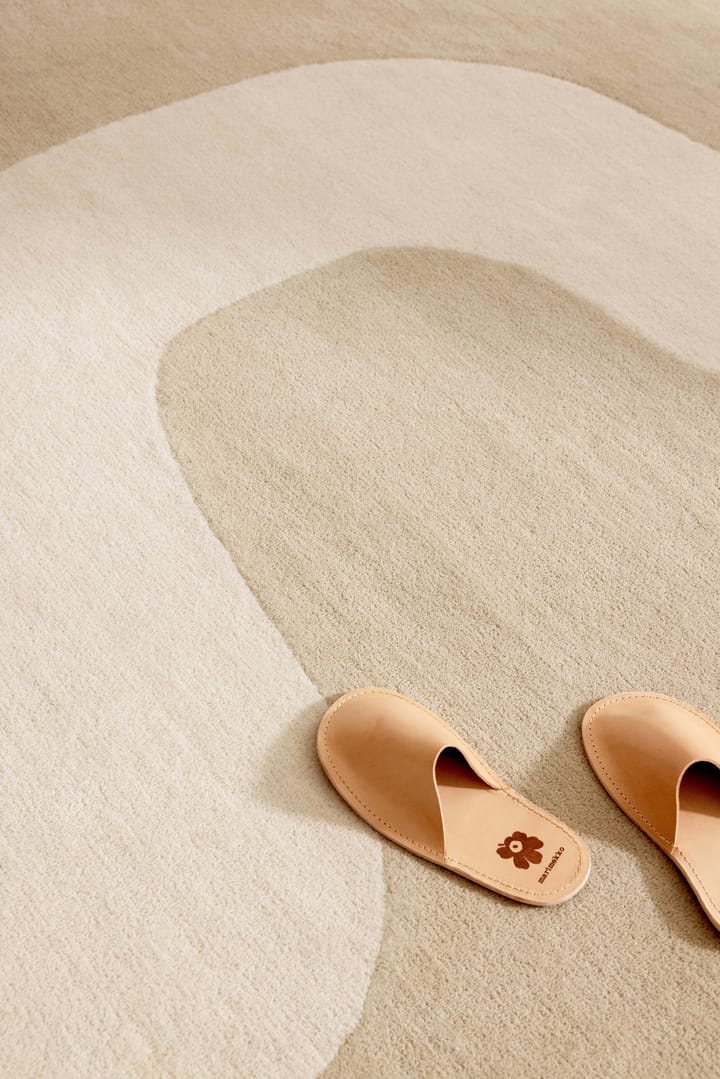 Tapis en laine Seireeni, Warm Beige, 140x200 cm Marimekko