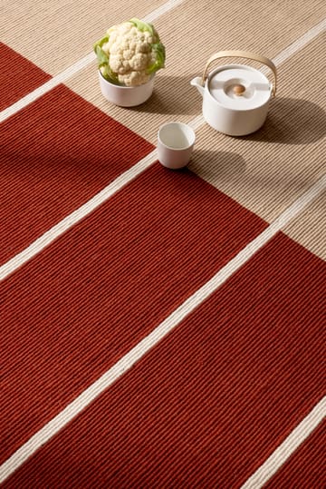 Tapis en laine Tiibet - Burnt Orange, 140x200 cm - Marimekko