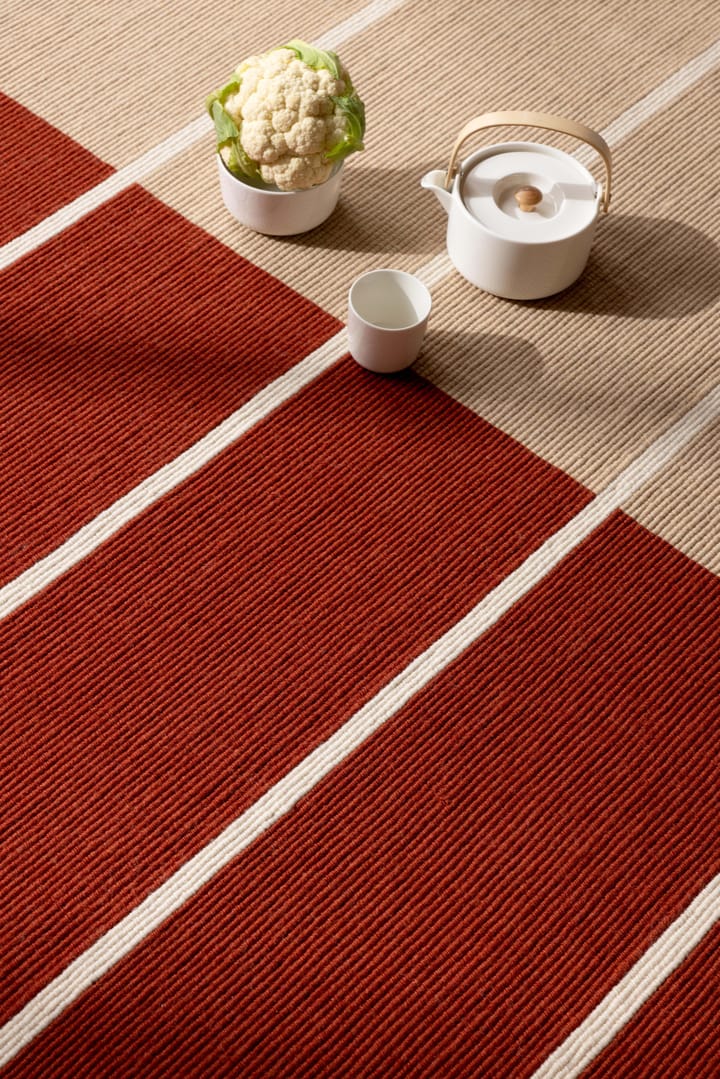 Tapis en laine Tiibet, Burnt Orange, 140x200 cm Marimekko