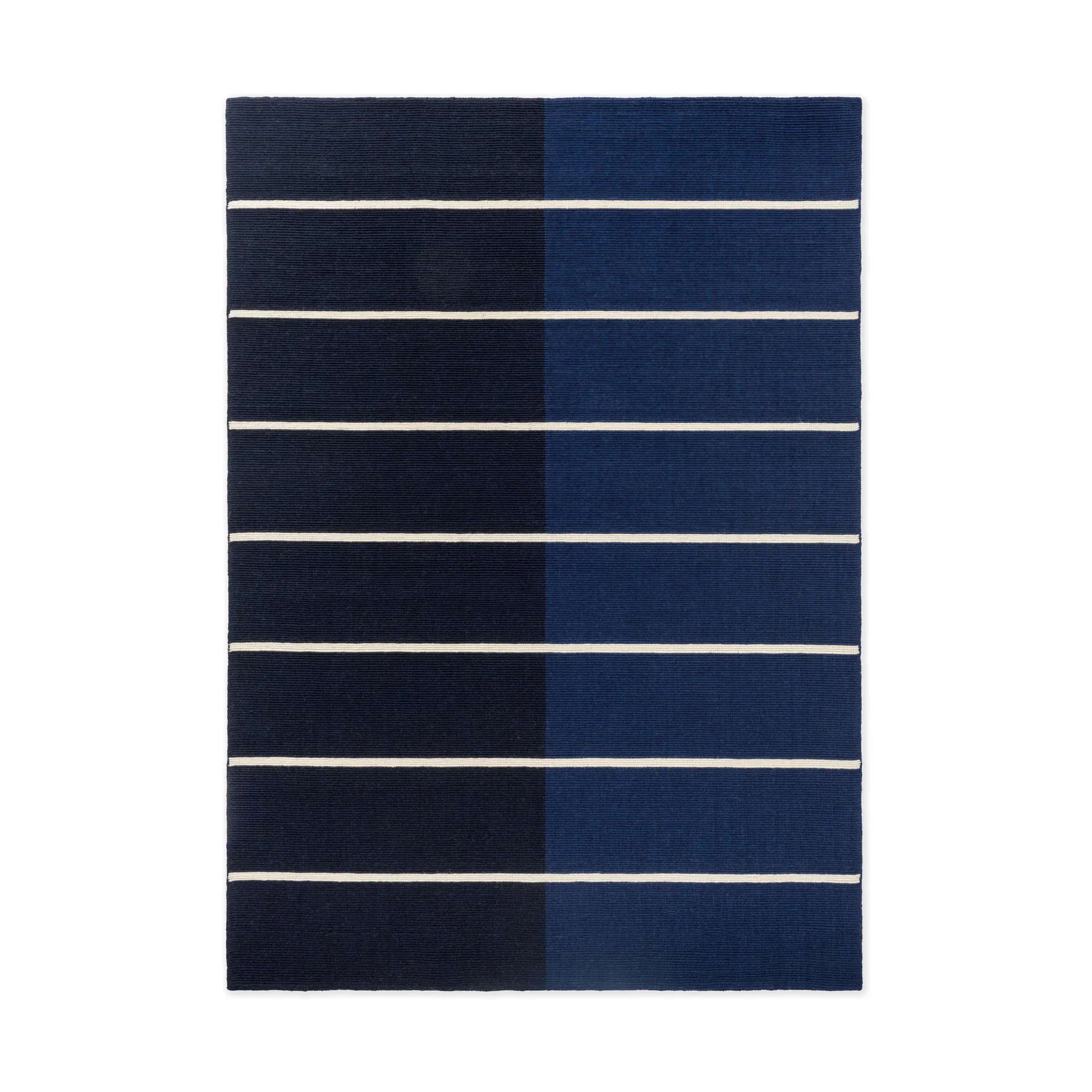 Tapis en laine Tiibet, Deep Blue, 170x240 cm Marimekko