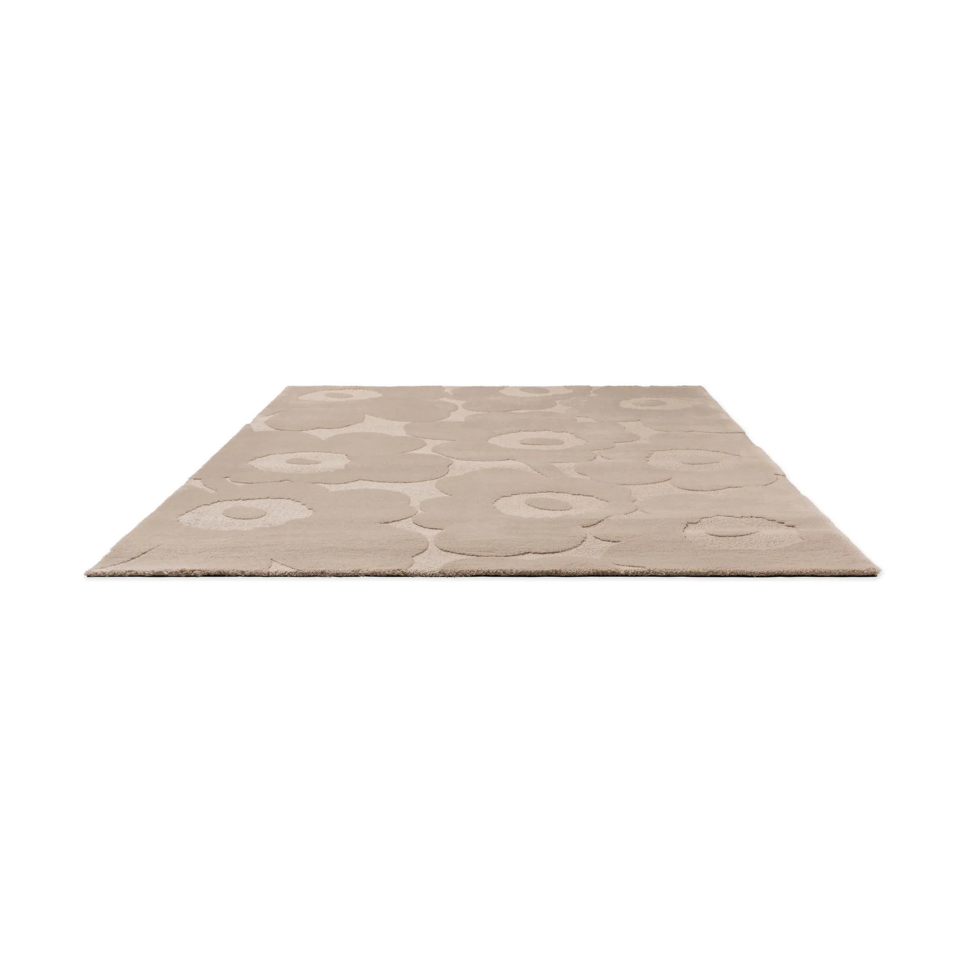 Tapis en laine Unikko, Light Beige, 250x350 cm Marimekko