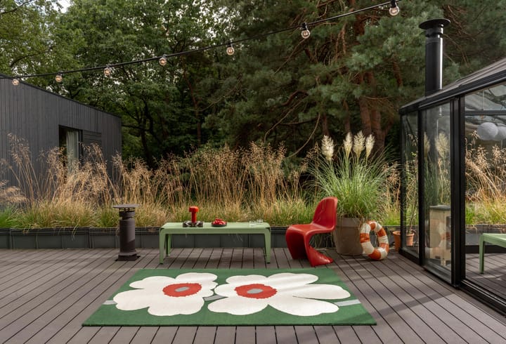 Tapis plastique tufté Unikko 60ème anniversaire - 250x350 cm - Marimekko