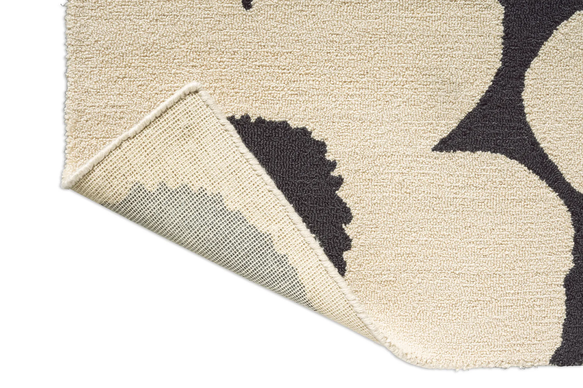 Tapis Unikko outdoor, Charcoal-white, 160x230 cm Marimekko