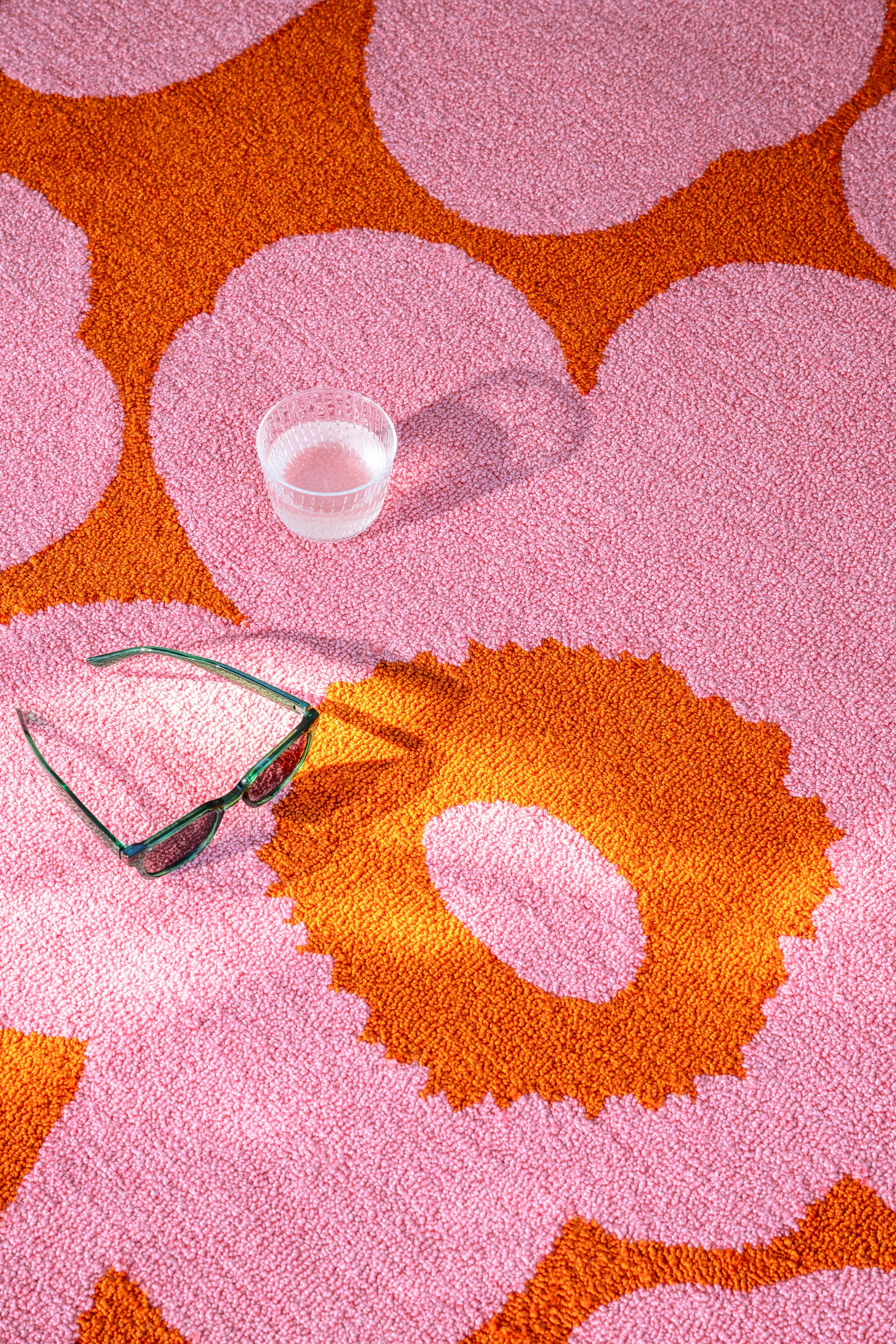 Tapis Unikko outdoor, Pink-orange, 140x200 cm Marimekko
