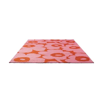 Tapis Unikko outdoor - Pink-orange, 160x230 cm - Marimekko