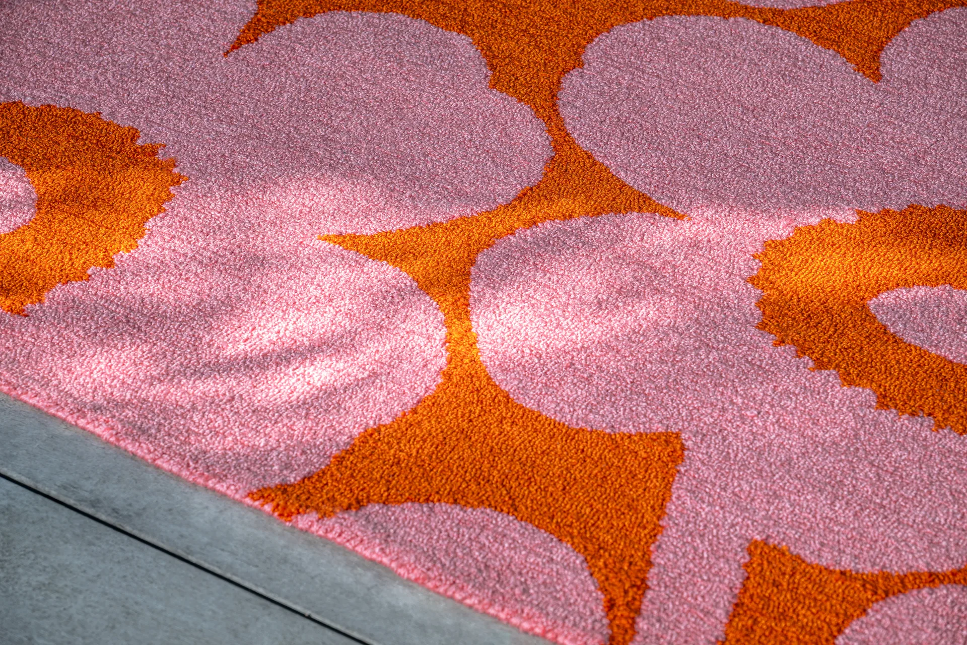 Tapis Unikko outdoor, Pink-orange, 160x230 cm Marimekko
