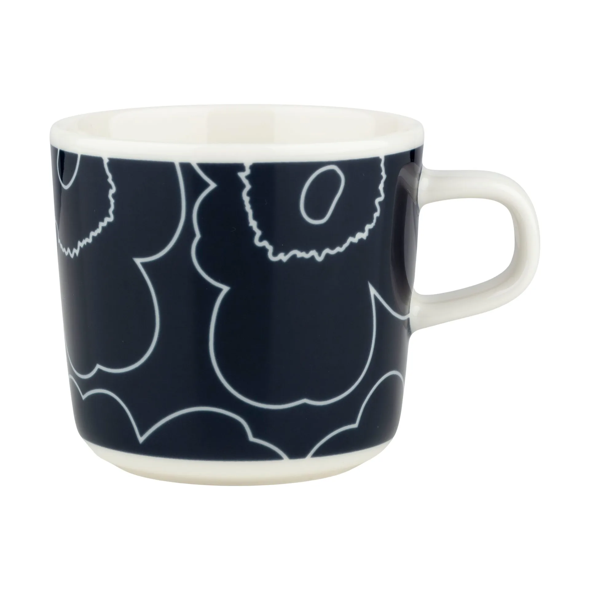 Tasse à café Piirto Unikko 20 cl, White-dark blue Marimekko