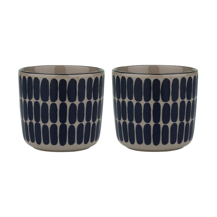 Tasse à café sans anse Alku 20 cl Lot de 2, Terra-dark blue Marimekko
