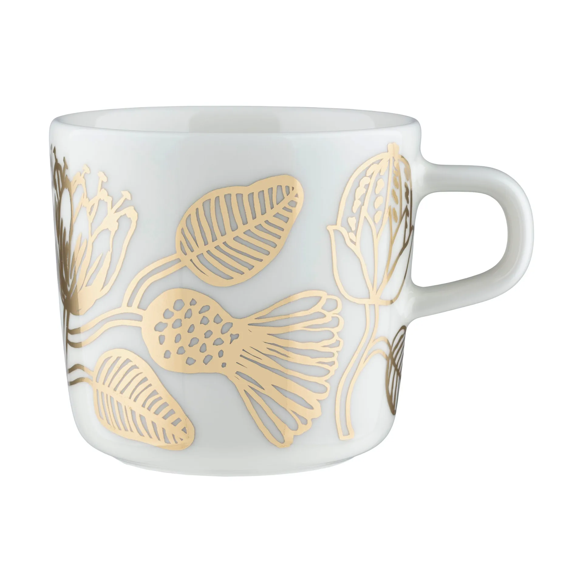 Tasse à café Tiara 20 cl, White-gold Marimekko