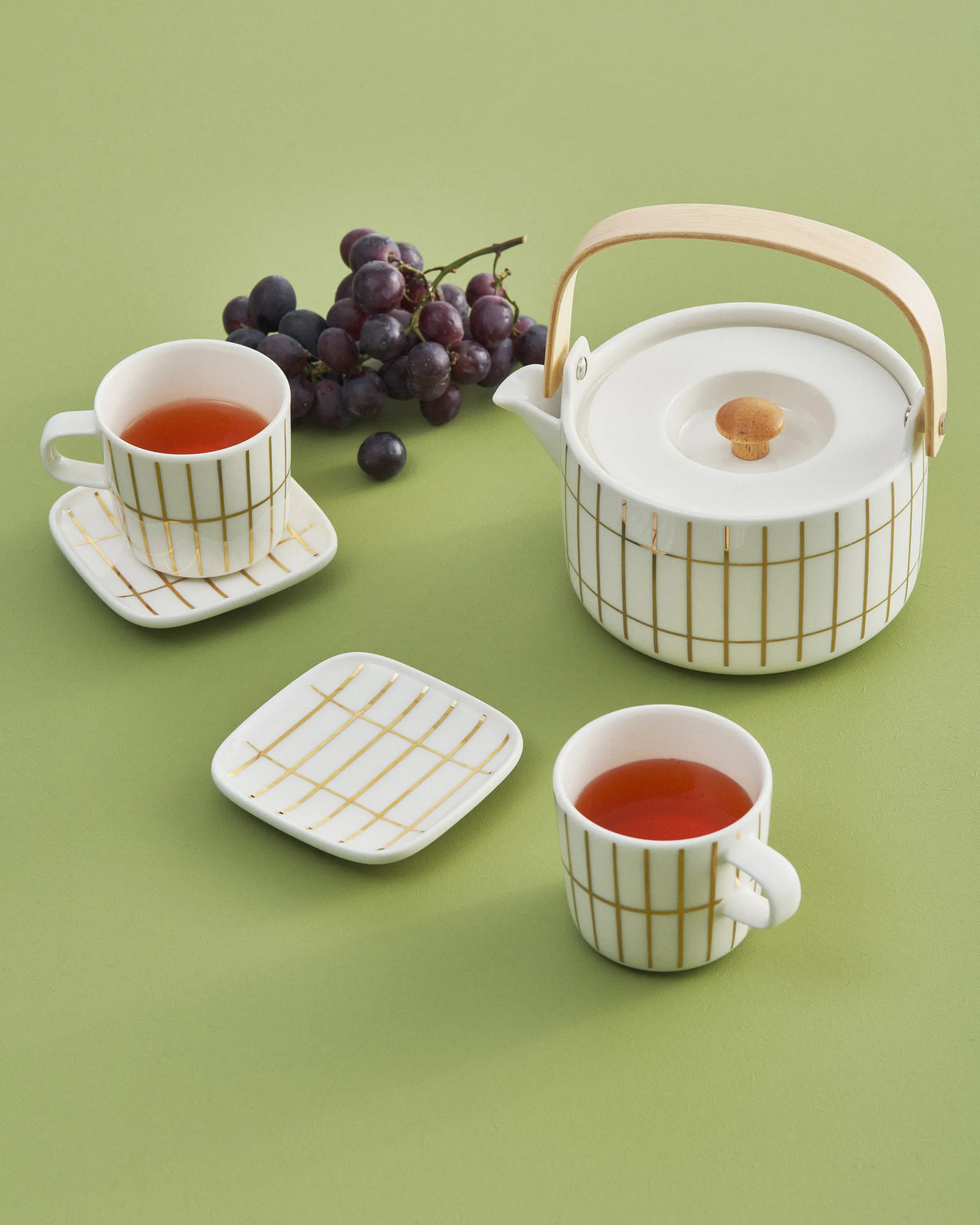 Tasse à café Tiiliskivi 20 cl, White-gold Marimekko