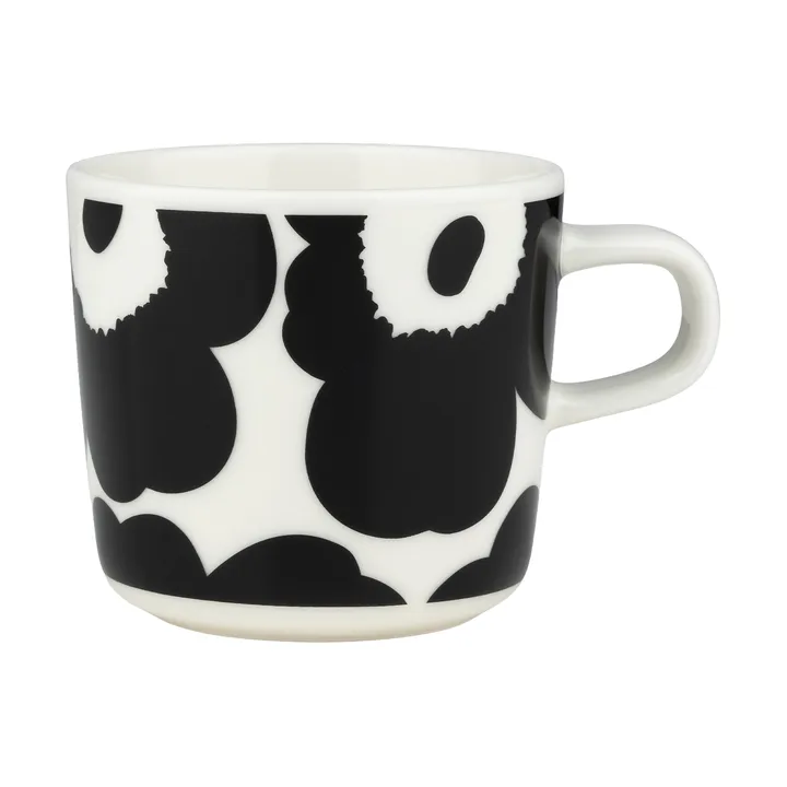 Tasse à café Unikko 20 cl - Black-white - Marimekko