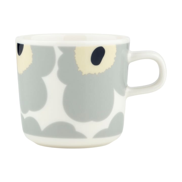 Tasse à café Unikko 20 cl - White-light grey-sand-dark blue - Marimekko