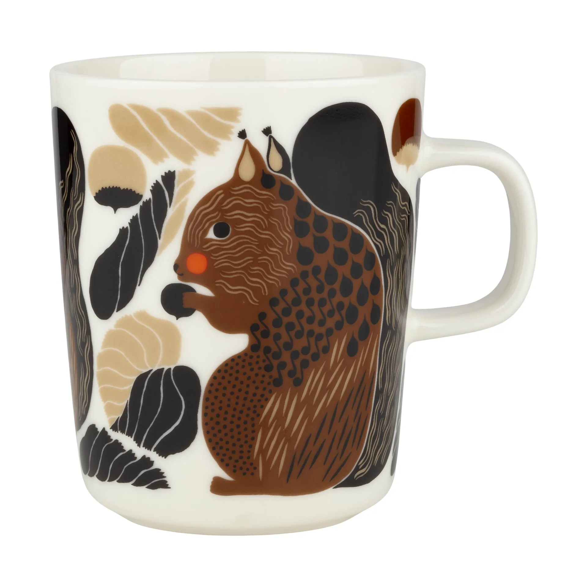 Tasse Kurre 25 cl, White-brown-green Marimekko