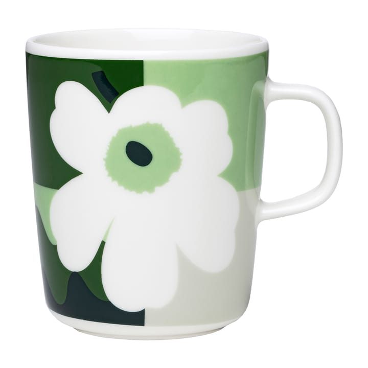 Tasse MM Co-Created 25 cl, Blanc-vert-noir Marimekko