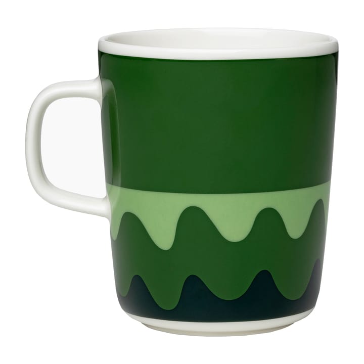 Tasse MM Co-Created 25 cl, Blanc-vert-noir Marimekko