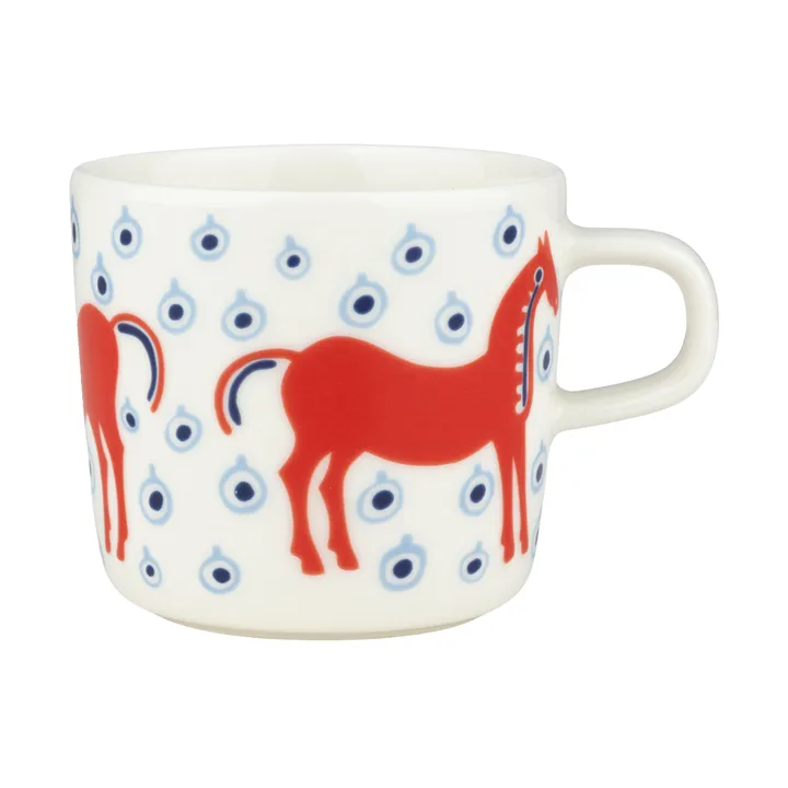 Tasse Musta Tamma 20 cl - Off white-orange red-light blue - Marimekko