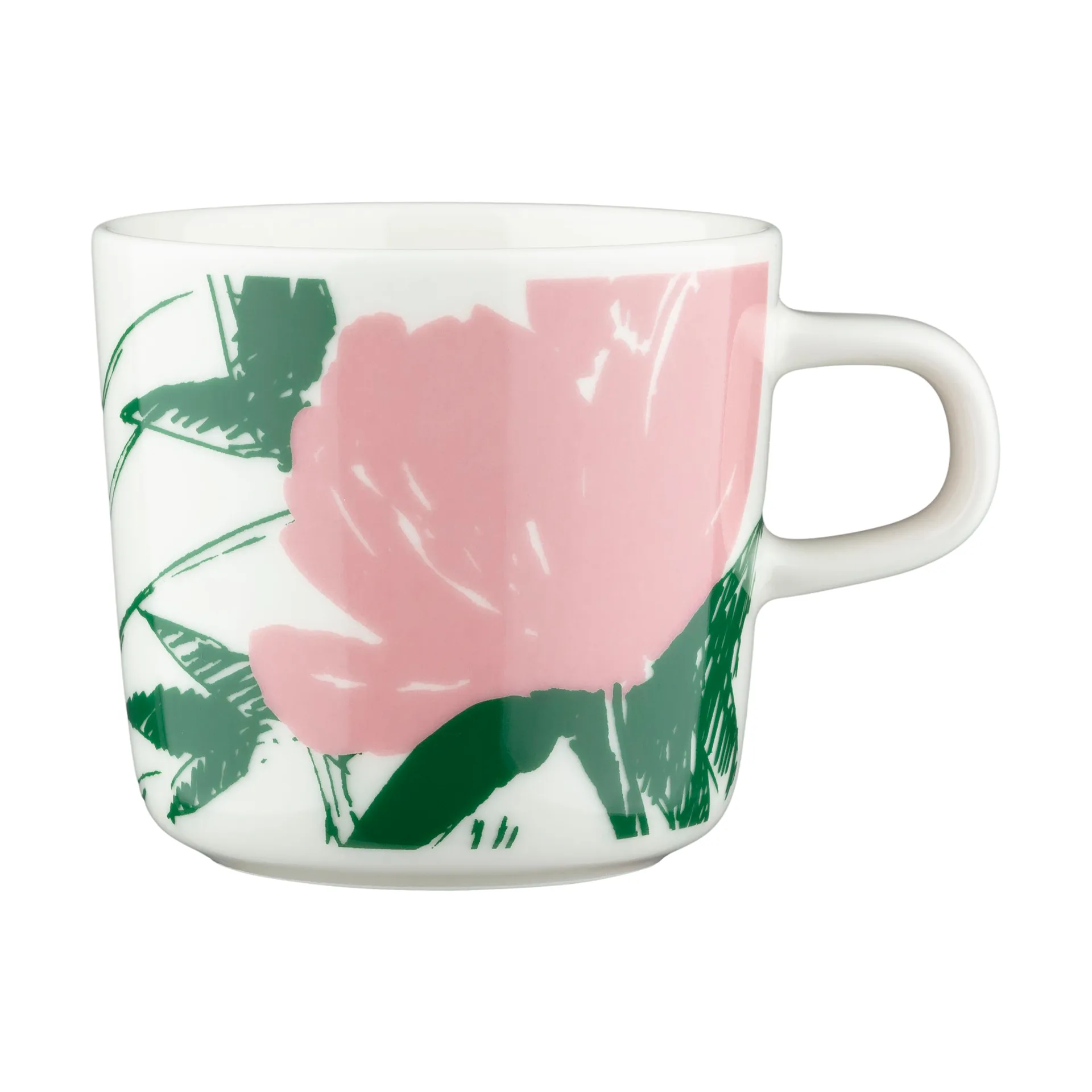 Tasse Puutarhakutsut 20 cl, White-green-orange Marimekko