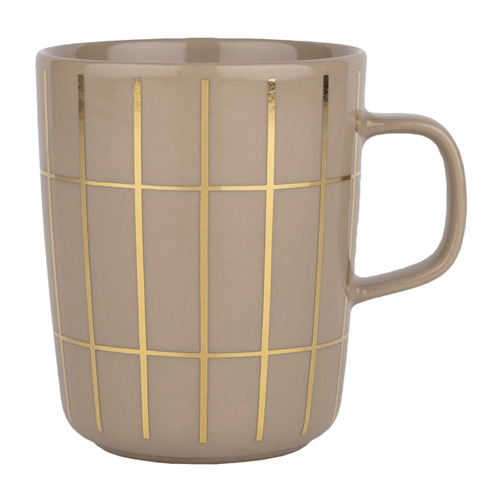 Tasse Tiiliskivi metal 25 cl - Beige-or - Marimekko