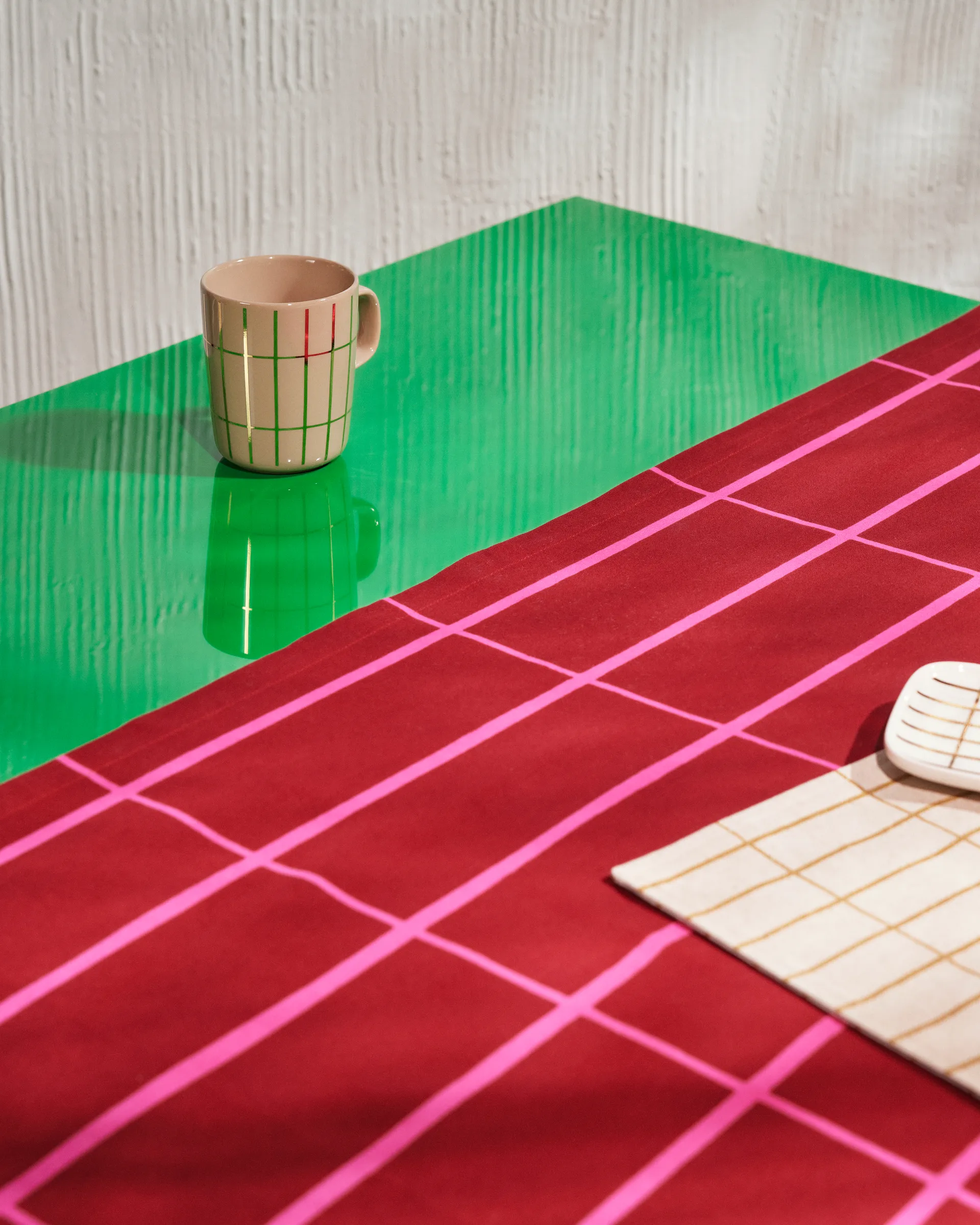 Tasse Tiiliskivi metal 25 cl, Beige-or Marimekko